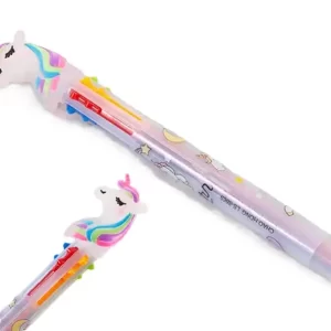خودکار 6 رنگ طرح Unicorn